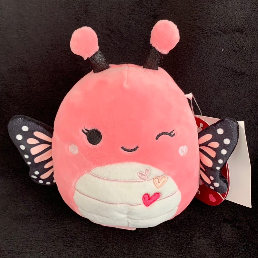 Squishmallows Original Arona Butterfly Pink 7” NWT